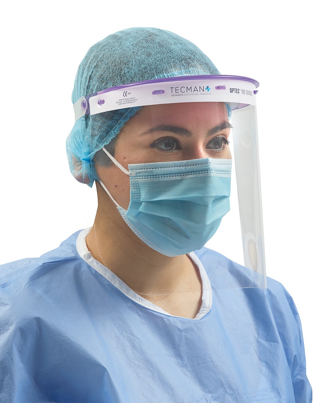 Optec™ 100 Series Reusable Face Shield System