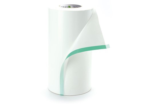 White protection film roll