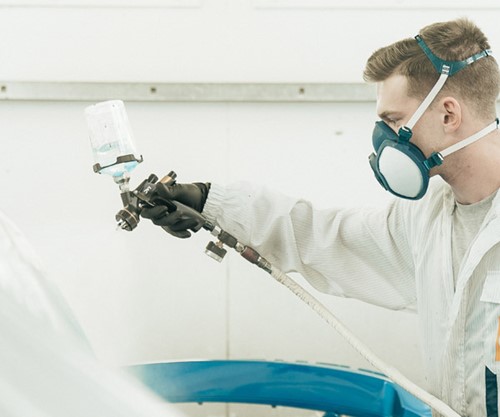 Paint spraying technician