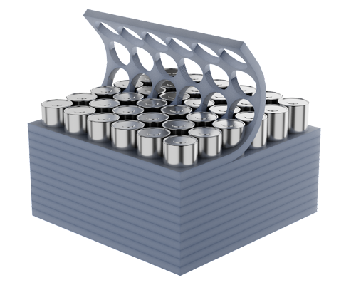 Cylindrical Cells Diagram Thermal Cell Barrier Cropped