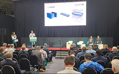 Tecman's thermal management conference session at Battery Cells & Systems Expo 2024